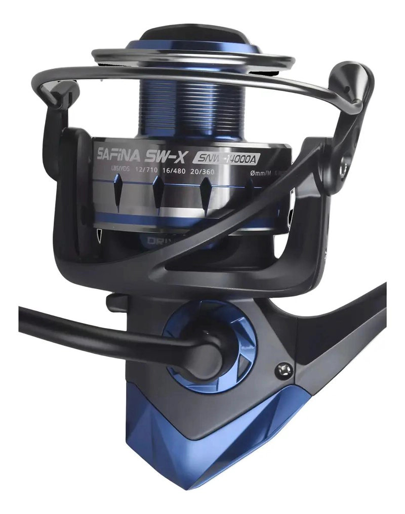 REEL FRONTAL PARA PESCA EN AGUA SALADA CON 5 RULEMANES Y SISTEMA SUAVE - 3