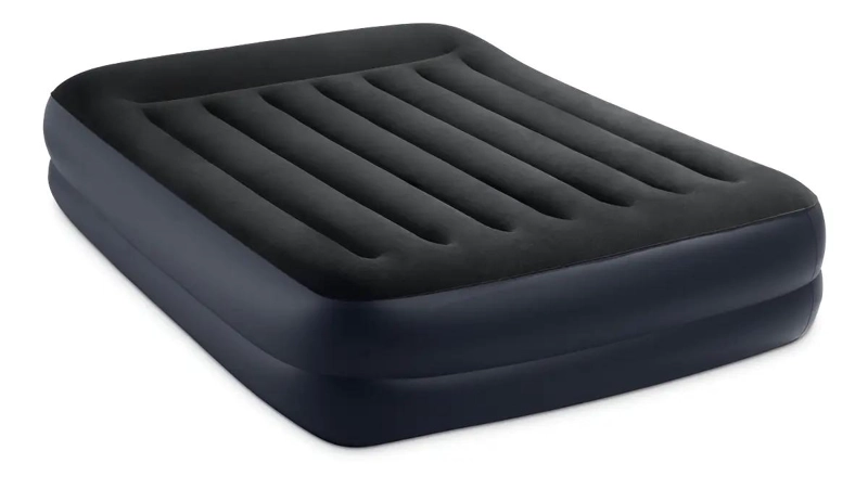 COLCHON INFLABLE PARA DOS PERSONAS CON TECNOLOGIA FIBER TECH Y INFLADOR INCORPOR - 1