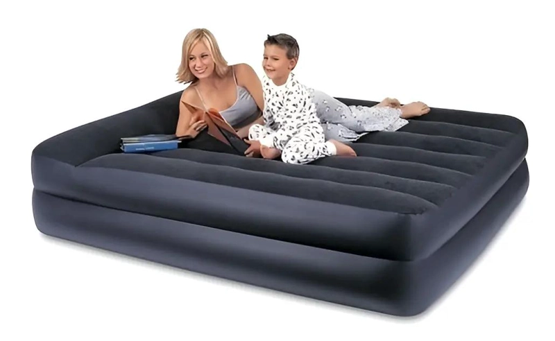 COLCHON INFLABLE PARA DOS PERSONAS CON TECNOLOGIA FIBER TECH Y INFLADOR INCORPOR - 4