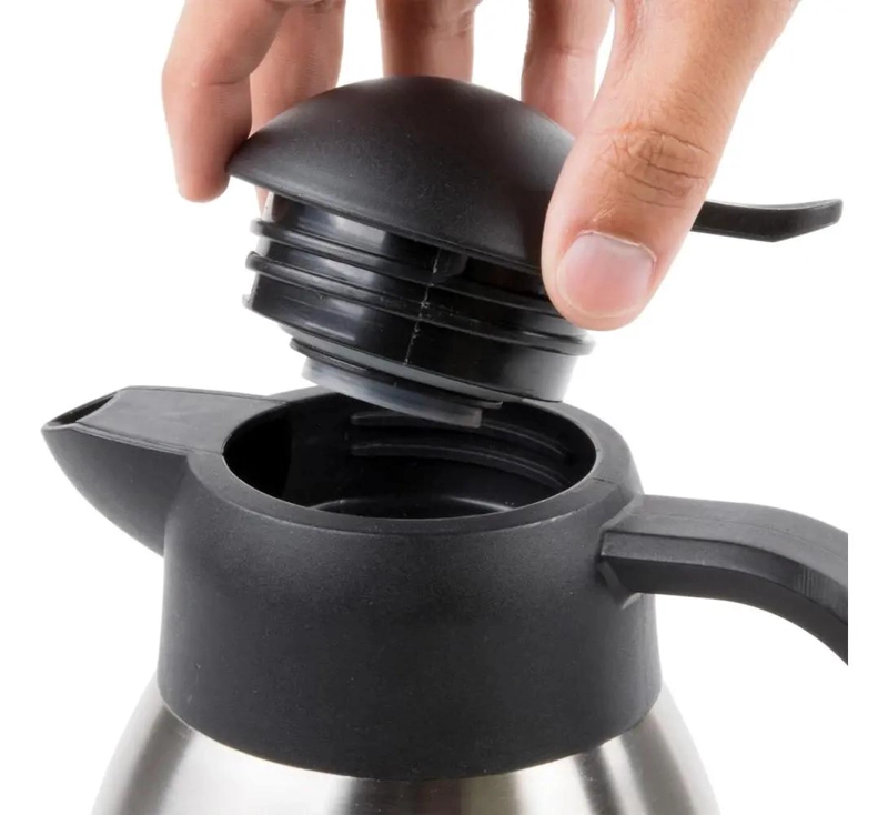 TERMO DE ACERO INOXIDABLE CON TAPA DE POLIPROPILENO CAPACIDAD 1 LITRO - 5
