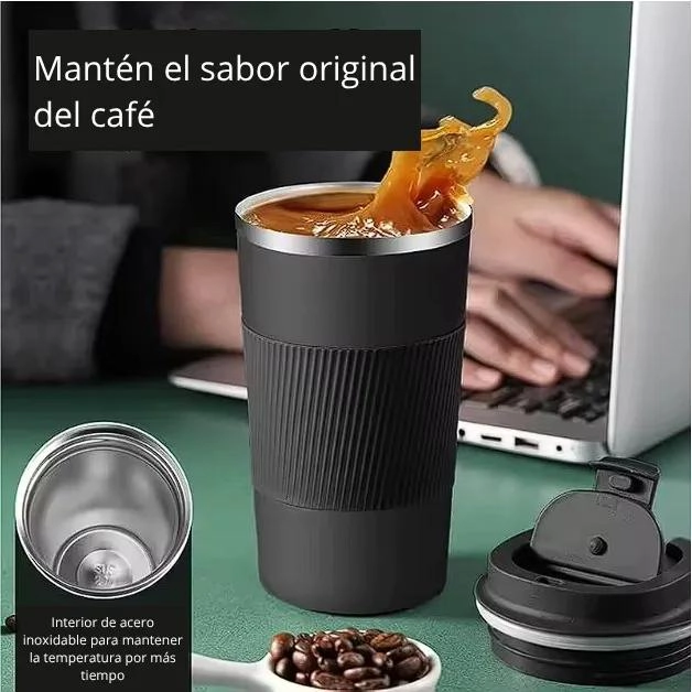 VASO TE RMICO PARA CAFE  DE 380ML CON SELLADO HERME TICO - 3
