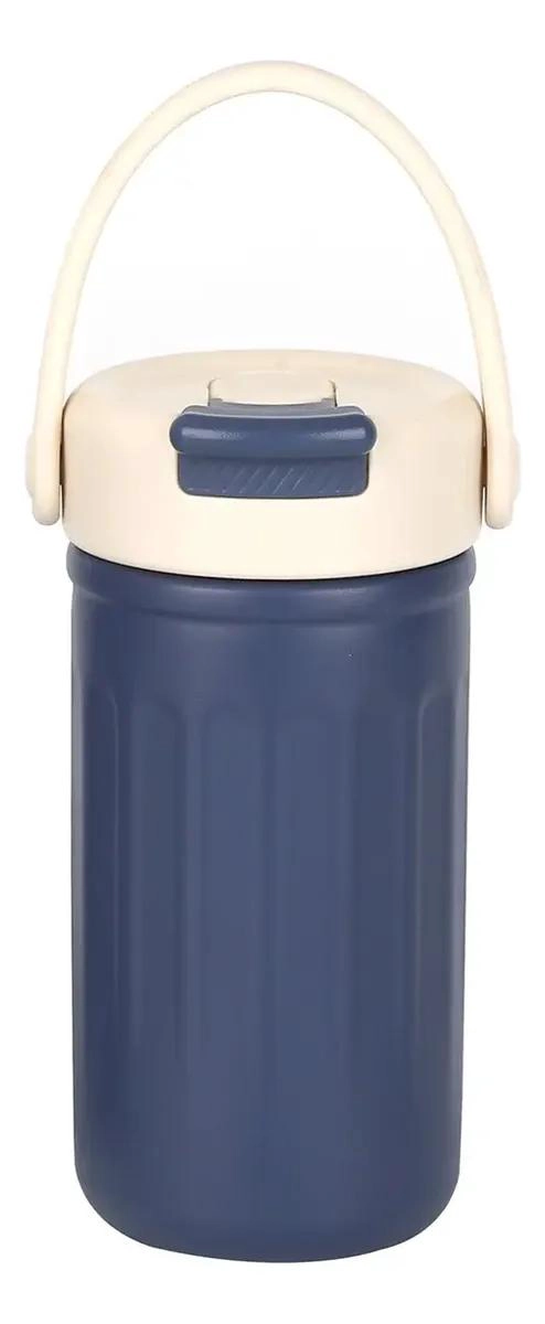 VASO TE RMICO DE ACERO INOXIDABLE CON BOMBILLA PARA BEBIDAS 380 ML - 1