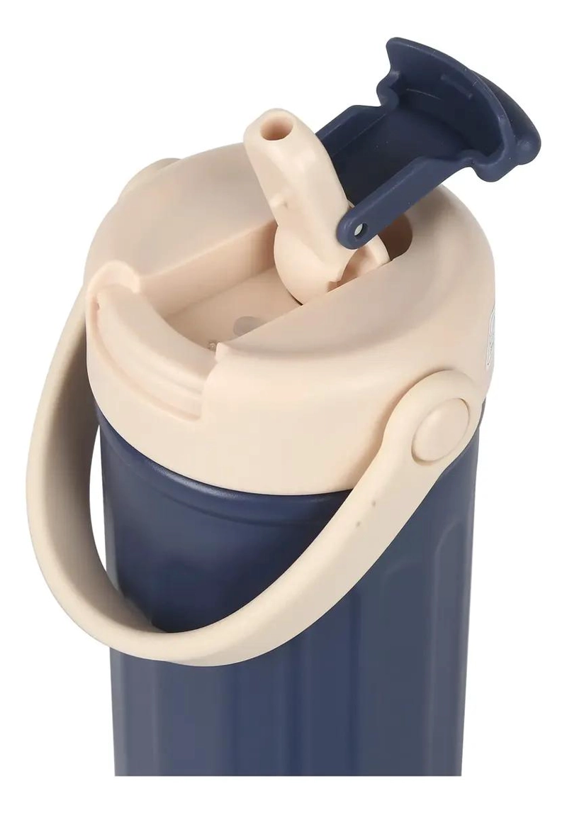 VASO TE RMICO DE ACERO INOXIDABLE CON BOMBILLA PARA BEBIDAS 380 ML - 5