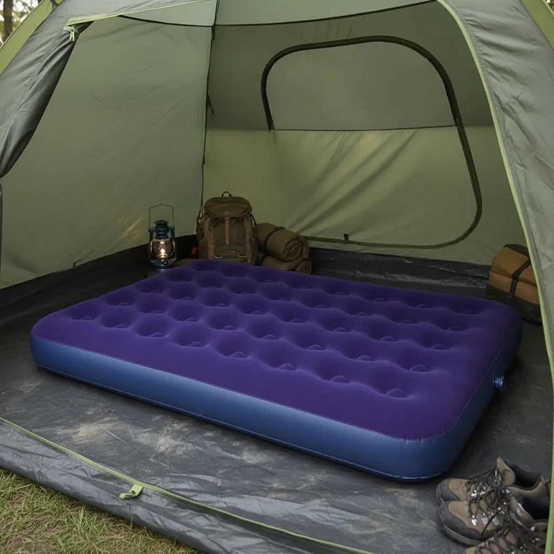 COLCHON INFLABLE PARA DOS PERSONAS CON DIMENSIONES 191X137X22 CM - 1