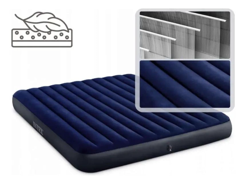 COLCHON INFLABLE PARA DOS PERSONAS CON DIMENSIONES 152X203X25 CM - 3