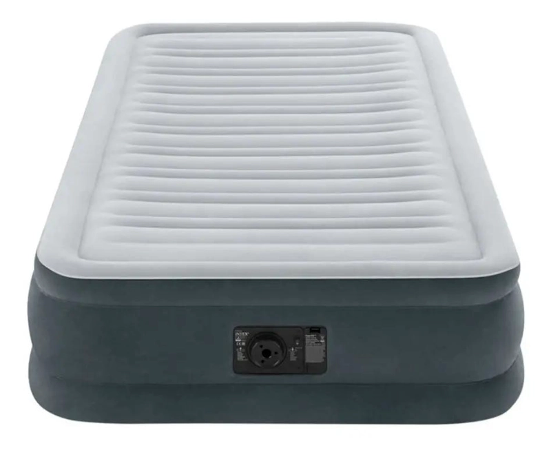 COLCHON INFLABLE ELE CTRICO PARA 1,5 PLAZAS CON DISEÑO GRIS - 1