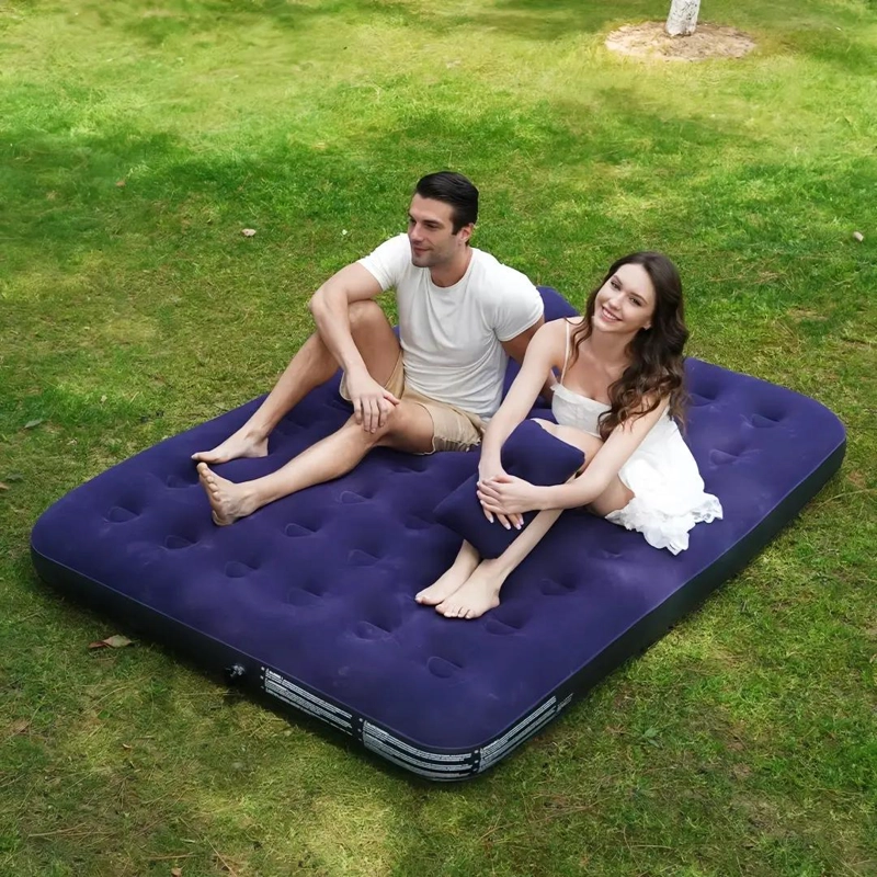 COLCHON INFLABLE PARA DOS PERSONAS IDEAL PARA HOGAR Y CAMPING - 4