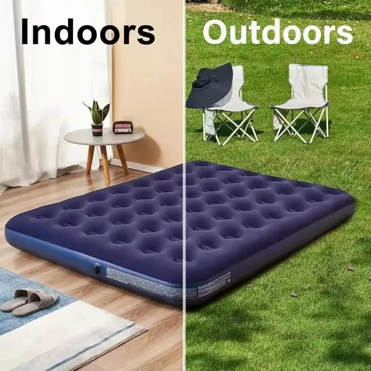 COLCHON INFLABLE PARA DOS PERSONAS IDEAL PARA HOGAR Y CAMPING - 5