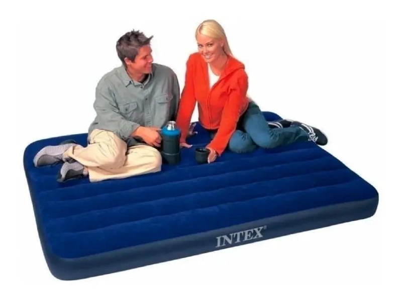 COLCHON INFLABLE PARA DOS PERSONAS CON DIMENSIONES 137X191X25 CM - 2