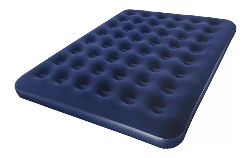 COLCHON INFLABLE TAMAÑO QUEEN CON DIMENSIONES 203X152X22 CM PARA USO COMODO - 1