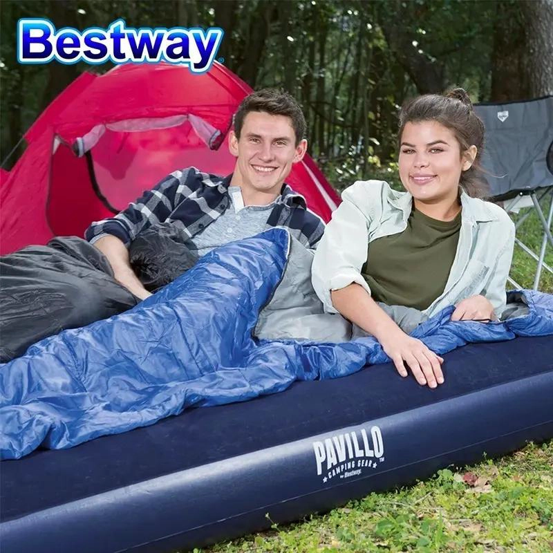 COLCHON INFLABLE TAMAÑO QUEEN CON DIMENSIONES 203X152X22 CM PARA USO COMODO - 2