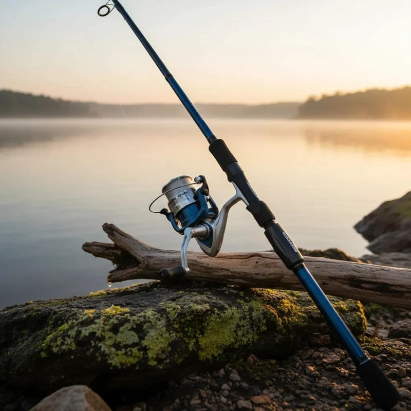 COMBO CAÑA DE PESCA ELITE PRO 210 CON CARRETE ELP40 DE ALTA RESISTENCIA - 1