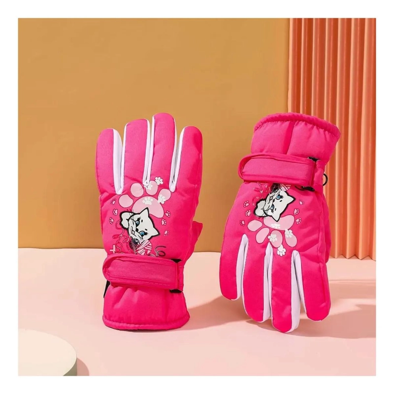SET DE GUANTES Y ANTIPARRAS PARA NIEVE CON DISEÑO VARIADO PARA NIÑOS - 2