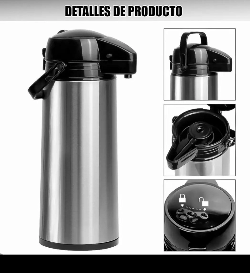 TERMO SIFON PARA BEBIDAS CON CAPACIDAD DE 1.9 LITROS - 2