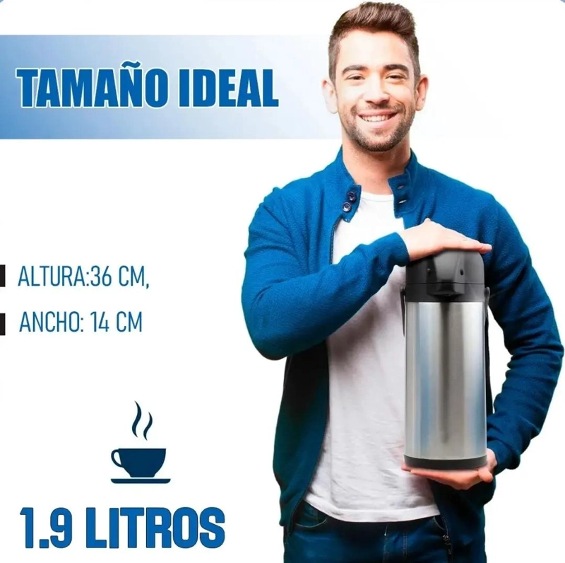 TERMO SIFON PARA BEBIDAS CON CAPACIDAD DE 1.9 LITROS - 3