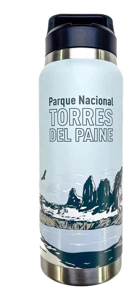 BOTELLA DE ACERO INOXIDABLE 750 ML CON DOBLE PARED Y BASE ANTIDESLIZANTE - 1