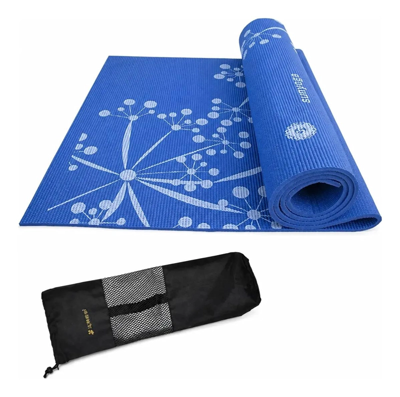MAT DE YOGA ESTAMPADO CON BOLSO DE TRANSPORTE 173X61X0.6 CM - 1