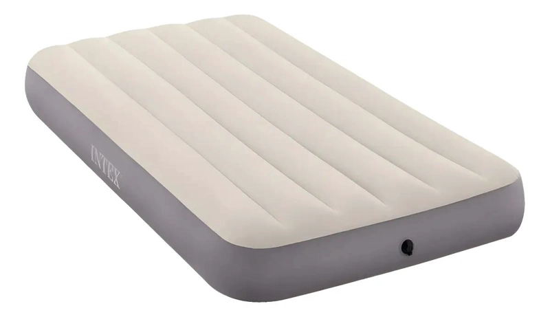 COLCHON INFLABLE BEIGE PARA 1.5 PLAZAS CON DIMENSIONES 99X192X25 CM - 1
