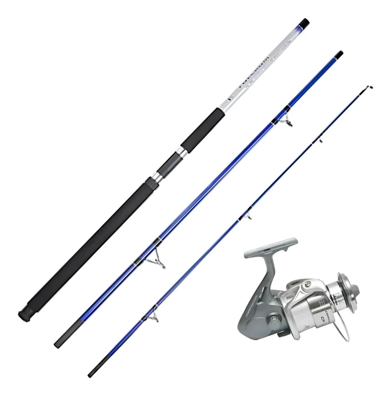 SET DE PESCA CON CAÑA DE 3.60 METROS Y CARRETE COMPRESSA 50 - 1