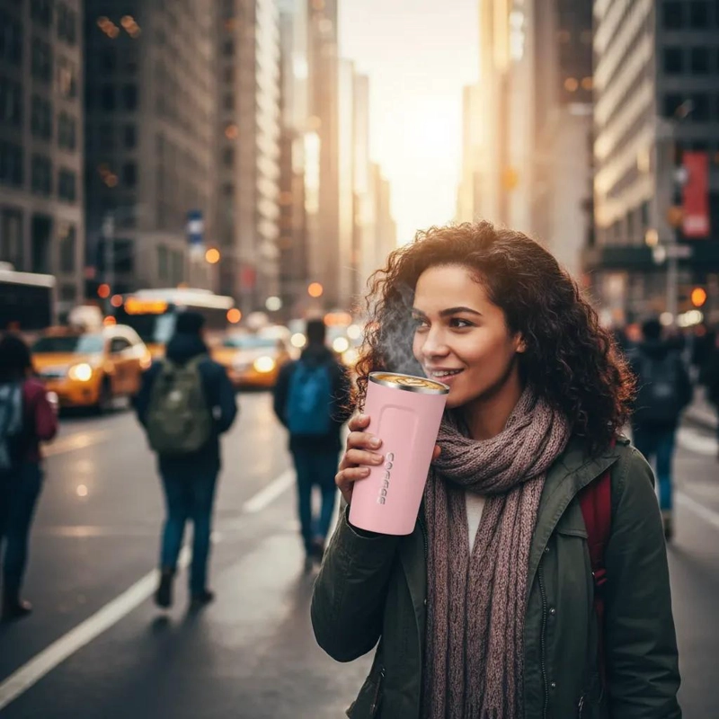 TERMO PARA LIQUIDOS CALIENTES CON DISEÑO TE RMICO PARA CAFE  Y TE - 5