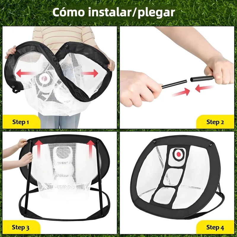 RED DE PRACTICA PARA GOLF RESISTENTE Y DURADERA - 4