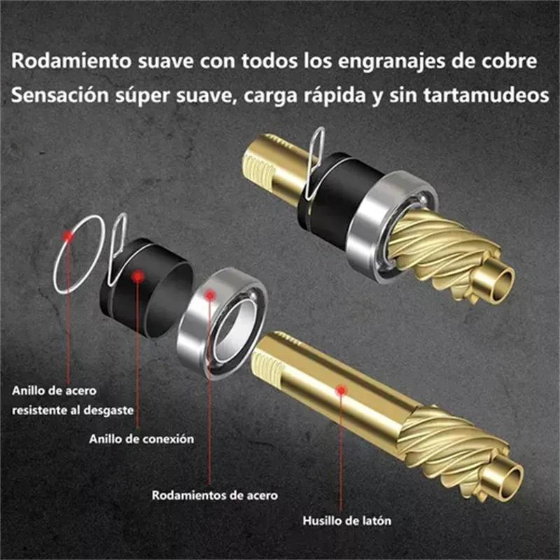 CARRETE GIRATORIO CON 14 RODAMIENTOS PARA PESCA DERECHA E IZQUIERDA - 4
