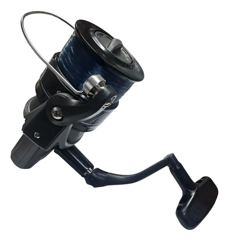 CARRETE DE PESCA CON LINEA DE NYLON CAPACIDAD 6000 - 2