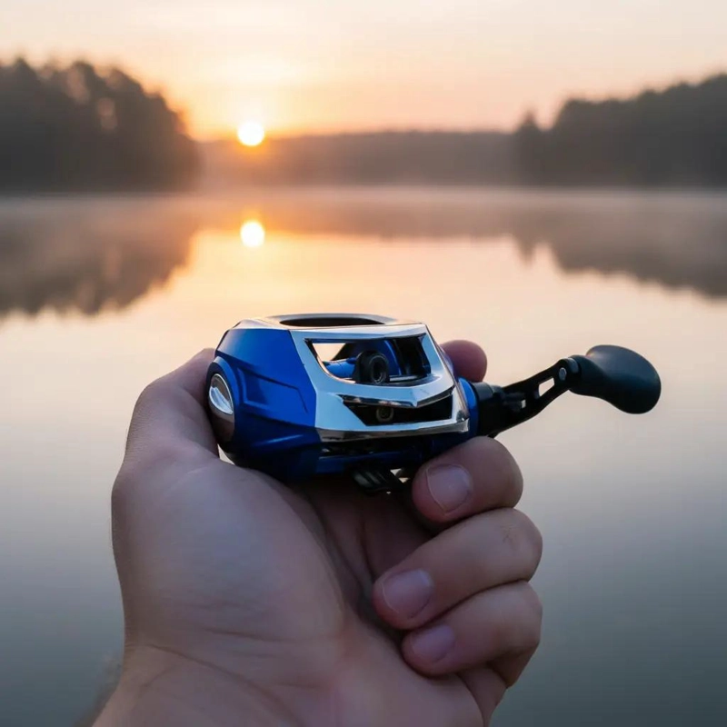 CARRETE DE PESCA BAITCASTING PERFIL BAJO CON ALTA POTENCIA Y PRECISION - 5