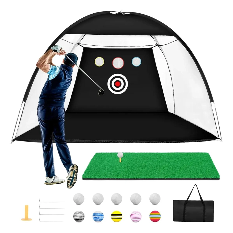 RED DE MALLA PLEGABLE PARA ENTRENAMIENTO DE GOLF EN EXTERIORES - 1