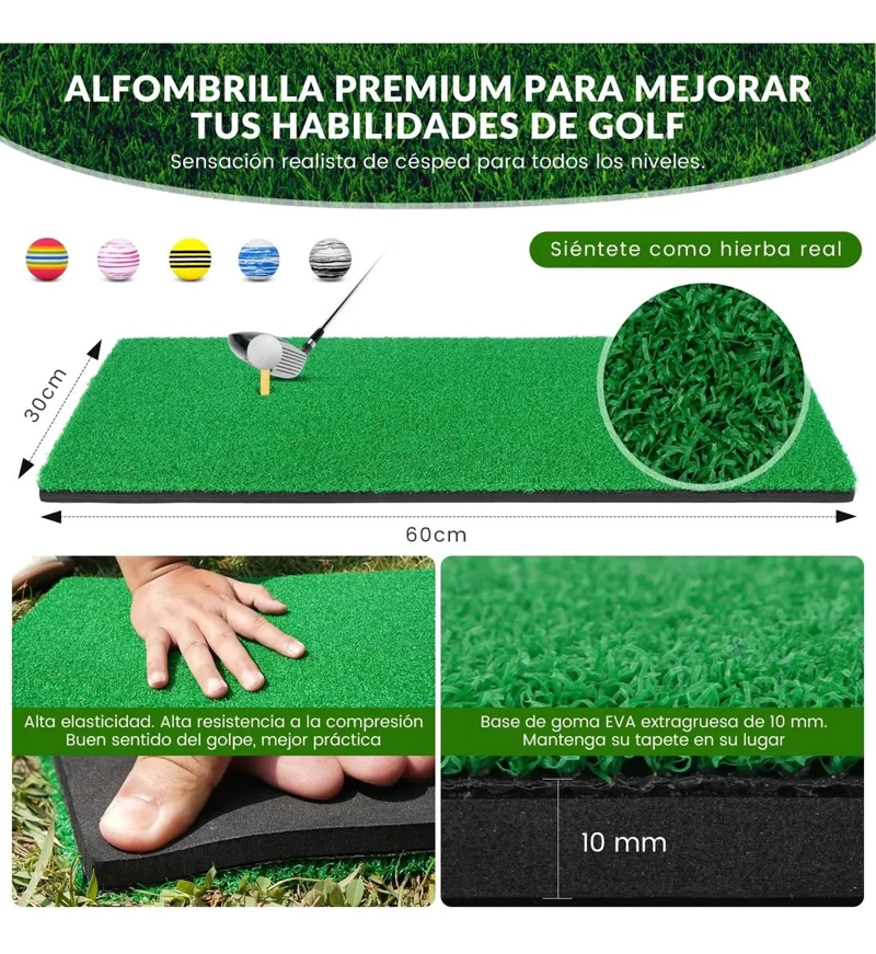 RED DE MALLA PLEGABLE PARA ENTRENAMIENTO DE GOLF EN EXTERIORES - 4