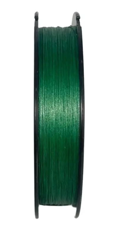 MULTIFILAMENTO DE 8 HEBRAS COLOR VERDE DE 300 METROS Y GROSOR 0.205 MM - 1