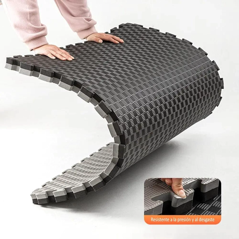 TATAMI PROFESIONAL BICOLOR DE 2.5 CM PARA ARTES MARCIALES Y DEPORTES - 4