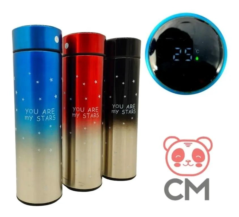 TERMO DIGITAL CON MEDIDOR DE TEMPERATURA INTEGRADO PARA BEBIDAS - 5