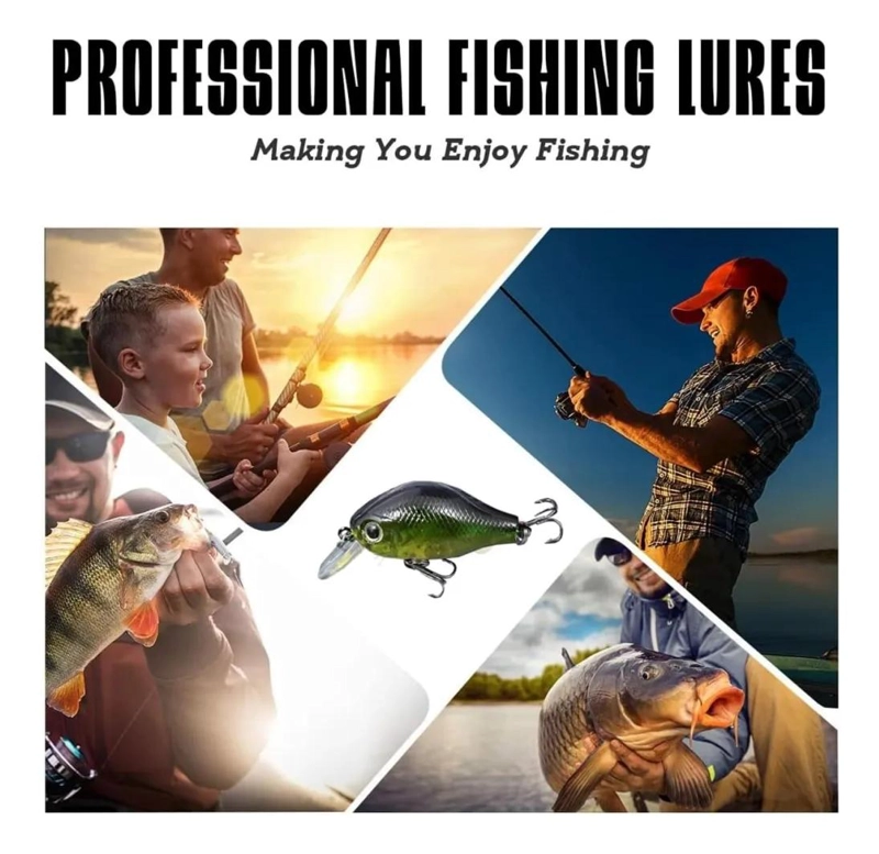 KIT COMPLETO DE PESCA CON CEBOS ARTIFICIALES Y ALICATES RESISTENTES - 5