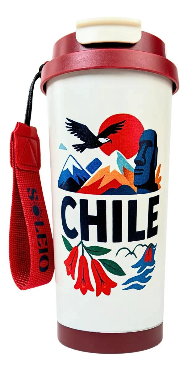 VASO TE RMICO DE ACERO INOXIDABLE CAPACIDAD 500 ML DISEÑO SOUVENIR CHILE - 2