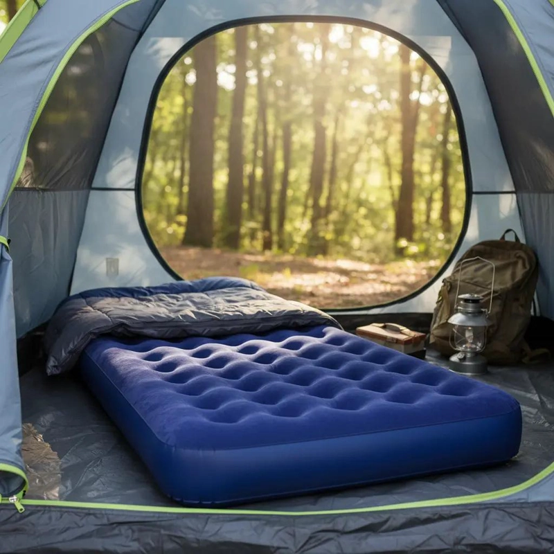 COLCHON INFLABLE INDIVIDUAL CON DISEÑO SAFARI Y MEDIDAS 191X75X22 CM - 4