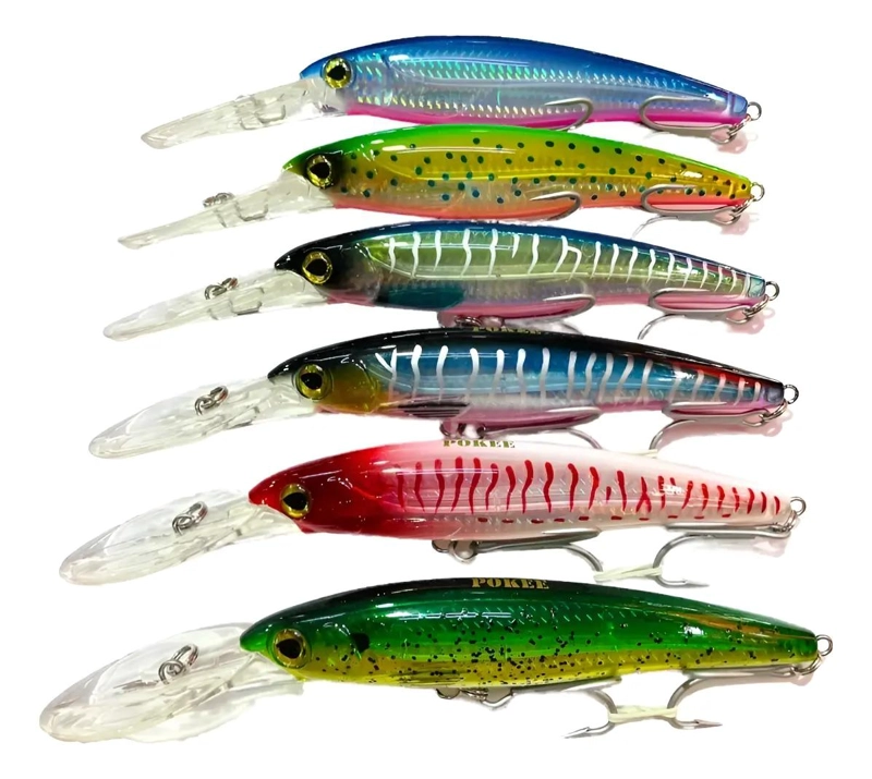 SEÑUELOS DE PESCA FLOTANTES DE 16 CM Y 60 GRAMOS PARA AGUA DULCE - 1
