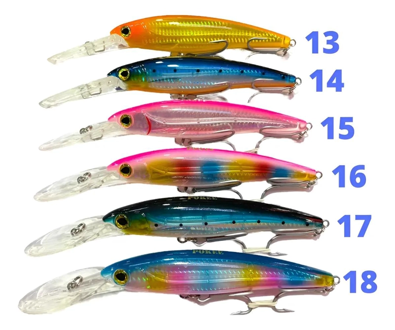 SEÑUELOS DE PESCA FLOTANTES DE 16 CM Y 60 GRAMOS PARA AGUA DULCE - 4