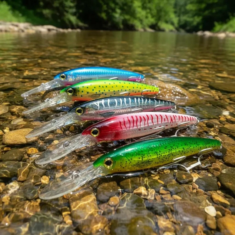 SEÑUELOS DE PESCA FLOTANTES DE 16 CM Y 60 GRAMOS PARA AGUA DULCE - 5