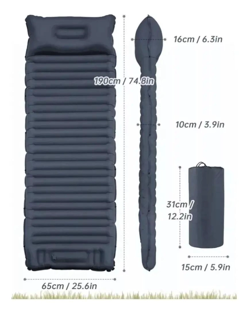 COLCHONETA PARA CAMPING Y ACTIVIDADES AL AIRE LIBRE COMODA Y RESISTENTE - 1