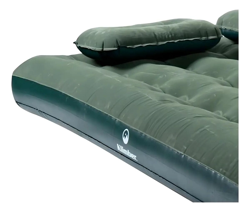COLCHON INFLABLE DOBLE CON 2 ALMOHADAS E INFLADOR INCLUIDO - 3
