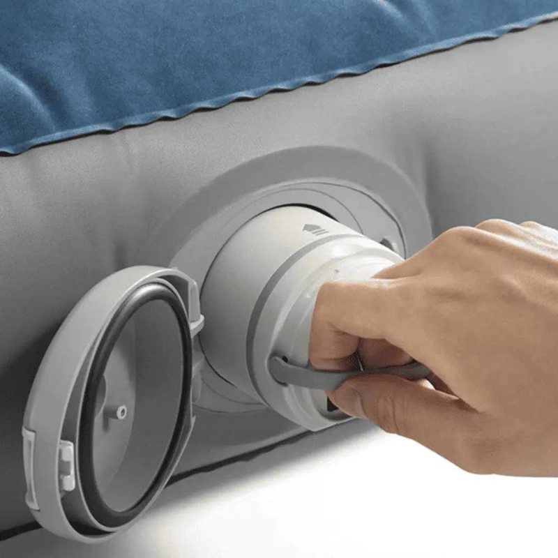 COLCHON INFLABLE INDIVIDUAL CON BOMBA RECARGABLE Y MEDIDAS 99X191X25 CM - 4