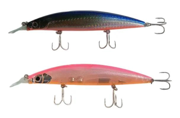 PACK DE 3 SEÑUELOS DE PESCA DE 120 MM Y 22,8 G CON TRIPLE GANCHO - 2