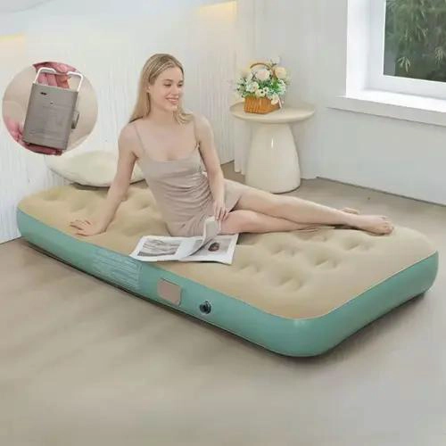 COLCHON INFLABLE ELE CTRICO PARA UNA PERSONA CON INFLADOR RECARGABLE - 4