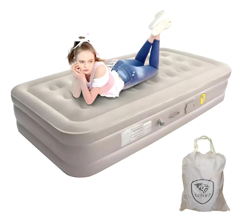 COLCHON INFLABLE ELE CTRICO INDIVIDUAL 190X100X40 CM PARA DESCANSO COMODO - 1