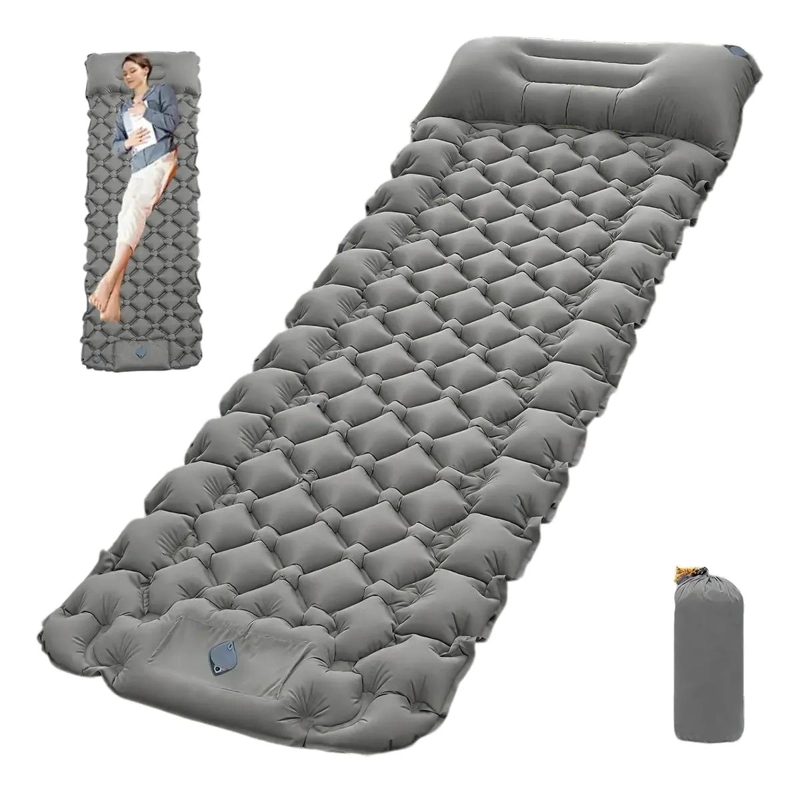 COLCHONETA INFLABLE PORTATIL IMPERMEABLE PARA CAMPING Y DORMIR - 1