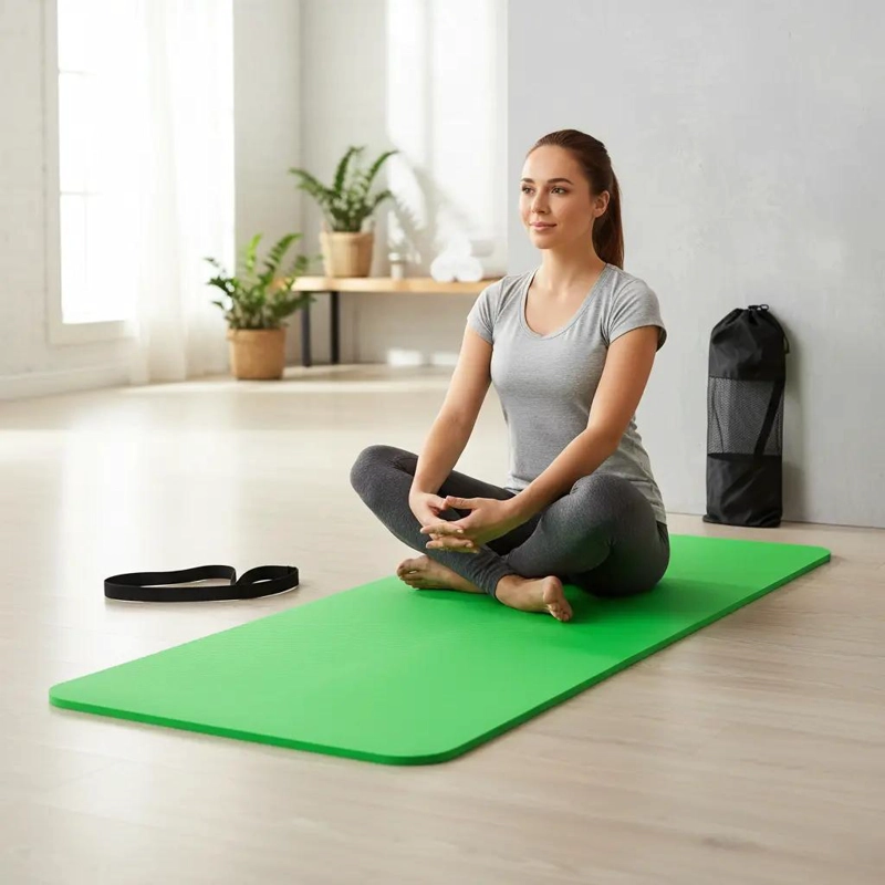 TAPETE DE YOGA CON ESPESOR DE 10 MM Y BOLSO PARA TRANSPORTE - 3