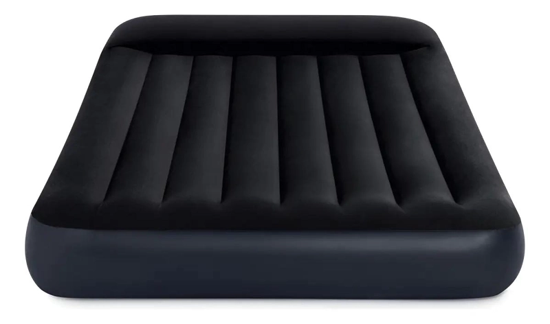 COLCHON INFLABLE PARA DOS PERSONAS CON DISEÑO ERGONOMICO Y ALMOHADA INTEGRADA - 1