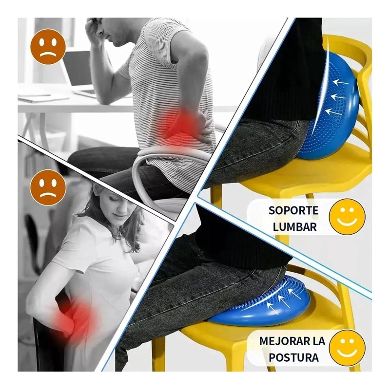 COJIN SENSORIAL ANTIDESLIZANTE PARA EJERCICIOS Y YOGA - 5
