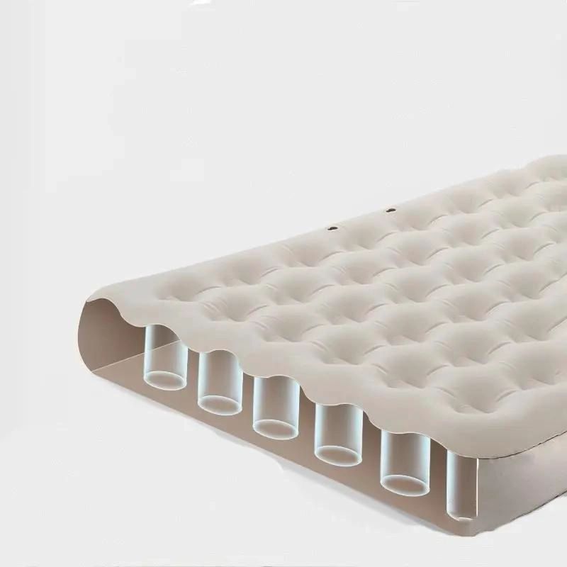 COLCHON INFLABLE INDIVIDUAL CON INFLADO MANUAL Y 32 AGUJEROS PARA MAYOR CONFORT - 3